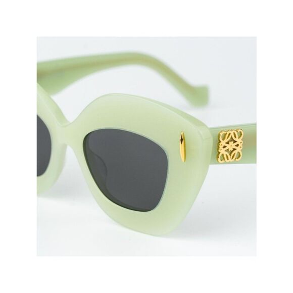 Loewe Women Sunglasses Green Grey Cat Eye LW40127I ANAGRAM 95A NEW AUTHENTIC main image 4